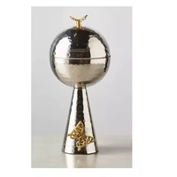 Diffuseur de parfum de luxe en métal Bakhoor Burner Porte-fumée aromatique pour la relaxation et la méditation à la maison