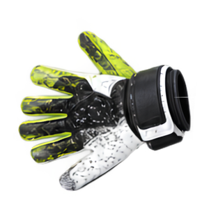 Finger Support <b>Latex</b> Goalkeeper <b>Gloves</b> Protection Soccer Football Durable Lace up Closure Bulk Wholesale OEM Manufacturer - Product Image 4