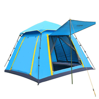 3-4 personnes 3 saisons tente de randonnée automatique installation facile famille Camping tente de pêche famille Couple tente légère