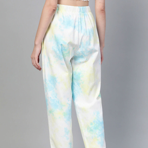 <b>Women's</b> Solid Color Drawstring Baggy Sweat Trousers <b>Joggers</b> <b>Straight</b> <b>Leg</b> Trousers Pants Sweatpants for Sale Tie Dye Trousers - Product Image 3