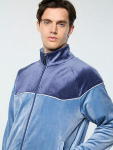 ชุดวอร์มกีฬาแบบมีซิปคุณภาพสูง สวมใส่สบาย สำหรับผู้ชาย ชุดกีฬาเรียบง่าย ขายส่ง - Product Image 5