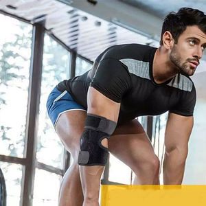 Codo de neopreno resistente de algodón blanco con logotipo personalizado y color, tipo suave para levantamiento de pesas - Product Image 3