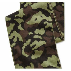 Sciarpa Lunga da Uomo Steve Madden in Jacquard Mimetico Verde, Taglia Regolare, Invernale, in Poliestere Lavorato a Maglia, Morbida e Confortevole, con Stampa Camouflage - Product Image 3