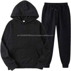 Survêtements pour hommes Sweat-shirt à capuche + Pantalon Survêtement décontracté pour hommes Vêtements de sport Fitness Couleur unie Mode Coupe ajustée Ensemble Sweat-shirt à capuche - Product Image 1