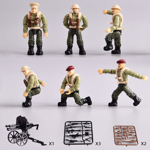 Ww2 soldats armée figurines d'action militaires Kits de modèles en plastique jouet allemand armée hommes pistolets armes équipement <span class=keywords><strong>militaire</strong></span> - Product Image 3