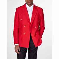 Manteau de Costume Printemps-Automne pour Homme, en Polyester/Coton, Anti-Plis, Séchage Rapide, Respirant, Impeccable pour Tenue Décontractée ou Professionnelle