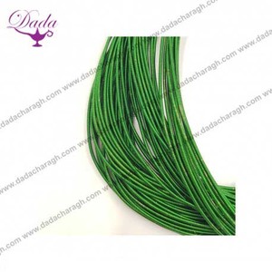 Fil français rigide, diamètre 1-1,25mm, couleur vert foncé - Product Image 1