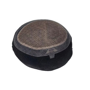 Perruque toupet Miraje Model Taz BD en cheveux humains Remy indiens avec une densité de 100%, vague profonde naturelle et vague corporelle, base en dentelle PU - Product Image 2