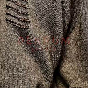 Survêtements sportifs uniques en coton 100% à séchage rapide, design couleur personnalisé, grande taille, effet vieilli, avec logo imprimé sur mesure pour l'hiver - Product Image 4