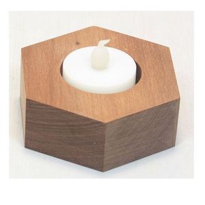 Portavelas de madera de lujo de alta calidad superventas portavelas de madera Mesa decorativa diseño clásico hogar Hotel decoración uso - Product Image 1