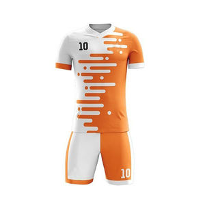 Uniforme de Fútbol con Logotipo Personalizado de Alta Calidad, Conjunto de Camiseta y Pantalones Cortos Cómodos y Elegantes, Último Diseño - Product Image 5