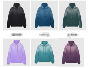 500 GSM 100% algodón de talla grande suéter de peso pesado sudaderas con capucha para hombres personalizado Sun Faded Washed Hoodie cómodo en blanco transpirable - Product Image 6