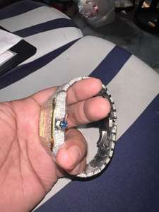 VVS Moissanite oro amarillo para reloj suizo diamante brillante colección Hip Hop de lujo para hombres banda de acero inoxidable cuarzo - Product Image 5