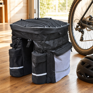 Sacoche de vélo pour porte-bagages arrière, grande capacité, imperméable, avec bandes réfléchissantes - Product Image 3