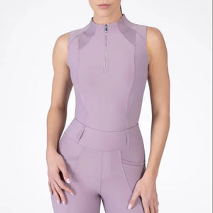 Camiseta Interior de Equitación para Mujer al por Mayor, Tejido de Alto Rendimiento, Sin Mangas, Transpirable, Top de Equitación - Product Image 1