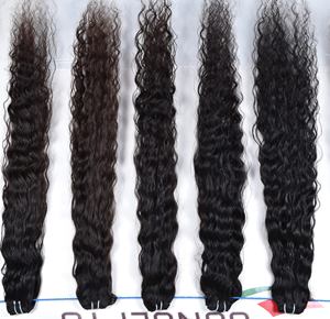 Fournisseur vietnamien de cheveux humains, vente en gros de paquets de cheveux bouclés birmans naturels vierges de couleur noire, doux et lisses - Product Image 6