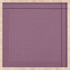 Foulard carré en voile jacquard uni Wafa, design encadré, toucher doux comme du coton, respectueux de la peau, toutes saisons, 110x110 cm - Product Image 5