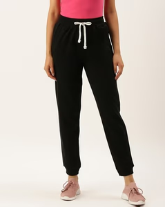 Pantalons de survêtement en coton pour femmes avec logo personnalisé, pantalons de jogging avec poches, taille haute, pantalons de survêtement surdimensionnés pour femmes - Product Image 2