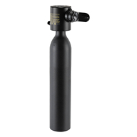 Mini Kegerator, Tanque de CO2 de 0.5L, 0.67kg, Cilindro Portátil de Aleación de Aluminio