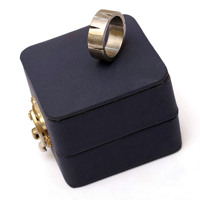 Bague personnalisée en acier inoxydable faite à la main pour anniversaire de mariage, option logo personnalisé, support OEM/ODM, livraison DHL, cadeau