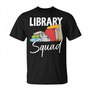 Camiseta Library Squad para bibliotecarios y personal, diseño para amantes de los libros - Product Image 2