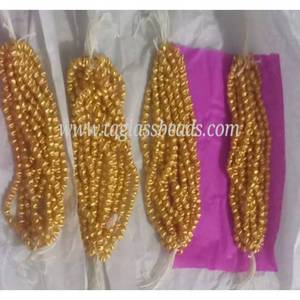 Tùy chỉnh thực hiện kính mạ vàng hạt trong kích thước 2 Mét thích hợp cho các nhà thiết kế đồ trang sức và hạt cửa hàng để bán lại lý tưởng cho Ecuador - Product Image 3