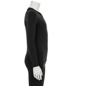 Hauts de sport pour enfants à séchage rapide en spandex, mélange de polyester, extensible, respirant, vêtements d'entraînement sportif, vente en gros, exportation - Product Image 3