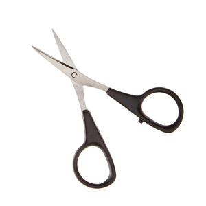 Plastic Handle <b>Beard</b> Hair Cutting <b>Scissors</b> German Stainless Steel <b>Beard</b> And Moustache <b>Scissor</b> For Salon - Product Image 1