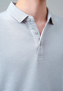 Camisas de Hombre al por Mayor de Alta Calidad Estilo Europeo y Americano, Tallas Grandes, Transpirables, Ecológicas, de Secado Rápido, de Poliéster/Algodón, a la Moda - Product Image 2