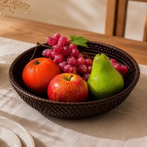 Cesta de Frutas Ovalada de Ratán Natural Artex Green Earth, Hecha a Mano, Ecológica, Moderna y Multifuncional, Fabricada en Hanói - Product Image 5