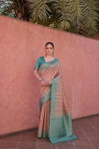 Vêtements ethniques indiens au design moderne Meilleure vente Saree à bas prix pour mariage et fête - Product Image 2