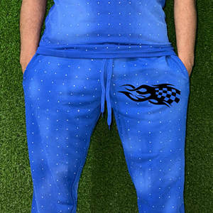 Ensemble T-shirt et pantalon décontracté pour homme grande taille, respirant, séchage rapide, streetwear imprimé, 100% coton, design personnalisé, deux pièces - Product Image 3