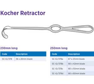 Rétracteur chirurgical manuel Collin Instrument essentiel pour la chirurgie - Product Image 3