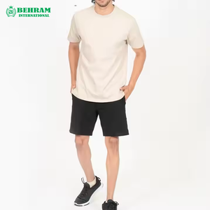 T-shirts pour hommes en polyester/coton 210g de haute qualité, respirants, à séchage rapide, coupe ample, personnalisables, vente en gros, logo imprimé - Product Image 6