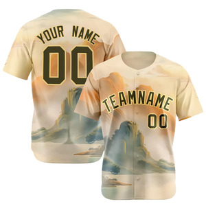Maillot de baseball authentique à motif Starburst personnalisé en gros, logo cousu avec numéro de nom pour adultes et jeunes - Product Image 1