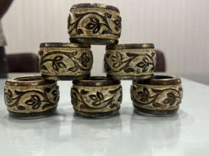 Porte-serviettes rond en bois de haute qualité pour la maison, l'hôtel, le restaurant, les mariages et les fêtes, accessoires de table et de cuisine - Product Image 3