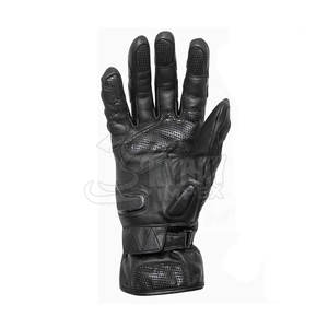 2024 Diseño personalizado de alta calidad de los hombres a prueba de viento de cuero Guantes de moto en stock para carreras y Deportes de uso al por mayor - Product Image 3