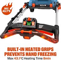 RY-40860 21 inci. Peniup Salju Listrik Tanpa Kabel 40-Volt Tanpa Sikat dengan Dua Baterai 5.0 Ah dan Pengisi Daya Termasuk