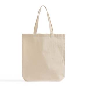 Economical 100% Cotton Tote <b>Bags</b> Durable Bottom Gusset <b>Medium</b> Size Personalized Letter Screen Recyclable-TG110 for Advertising - Product Image 3