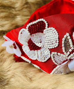 Bandeaux à perles, bandeaux en tissu tendance avec un ajustement doux et rembourré facile à porter, accessoire brodé à la main - Product Image 2