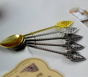 Juego de cuchara multicolor de lujo moderno para uso en cenas de bodas y hoteles - Product Image 2