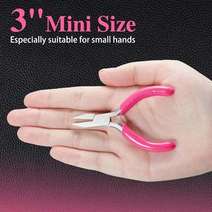 Mini <b>Flat</b> <b>Nose</b> <b>Pliers</b> (Smooth Jaw) Mini <b>Flat</b> <b>Nose</b> <b>Pliers</b> 3 Inch Duckbill <b>Pliers</b> - Product Image 5