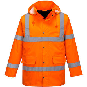 <b>Hi</b> <b>Vis</b> Winter 300d <b>Waterproof</b> Windproof Warm Work <b>Jacket</b> Road Safety Coat High Visibility Reflective Clothing Class - Product Image 5
