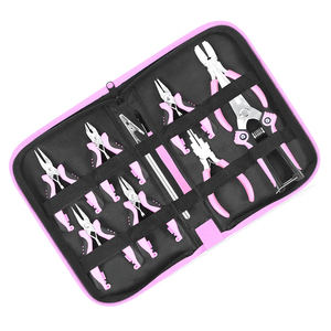 Kit de Alicates para Joyería de Acero Inoxidable OEM con Alicates de Precisión, Bolsa de Transporte Negra Resistente para Herramientas de Fabricación de Joyería para Artistas DIY - Product Image 5