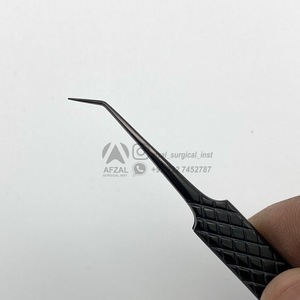 Extensions de cils en vrac de marque privée pince à épiler Logo personnalisé accessoires outil pince à cils ensemble or boîte en acier finition inoxydable - Product Image 5