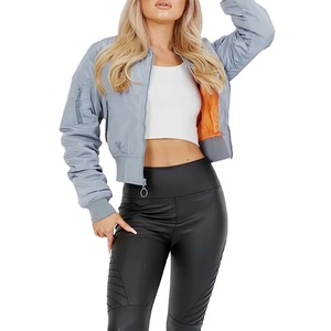 Chaquetas Bomber Personalizadas para Mujer, 100% Poliéster Transpirable, Chaquetas Bomber Cómodas para Mujer, Personalizadas - Product Image 1