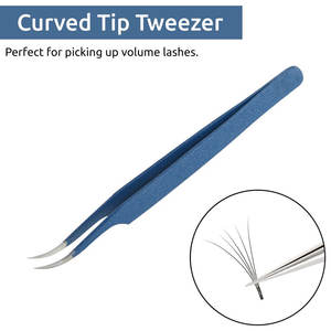 แหนบต่อขนตา45องศาเพิ่มวอลลุ่มแหนบขนตาแหนบปรับแต่งโลโก้ได้ตามต้องการ - Product Image 4