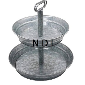 ถ้วยโลหะชุบสังกะสีดีไซน์ใหม่สำหรับงานเลี้ยงฉลองวันเกิดถ้วยเสิร์ฟเค้ก - Product Image 1