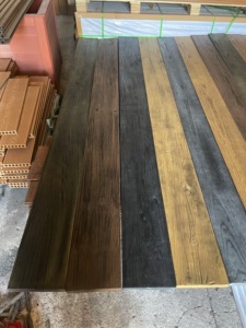 Chất lượng cao lâu dài rắn Composite boong hiện đại ngoài trời Polyurethane thiết kế chống thấm nước chống trượt hạt gỗ vuông - Product Image 3