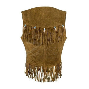 Gilet en cuir de cow-boy léger et respirant pour hommes Service OEM Prix raisonnable Gilet en cuir de cow-boy pour hommes en vente en ligne - Product Image 3